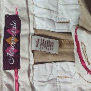 Aeropostale flare leg khaki pant